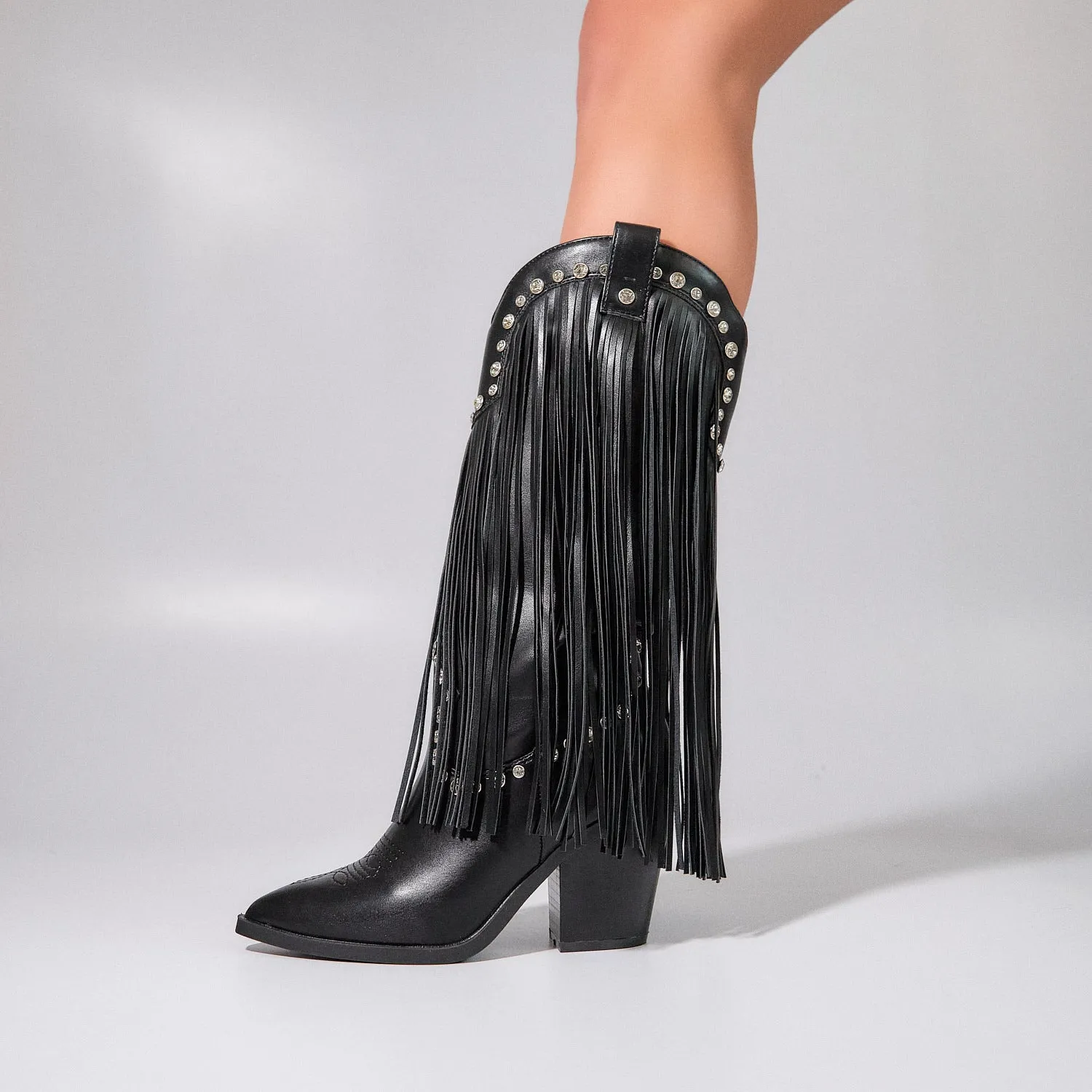 Black Coachella Boots