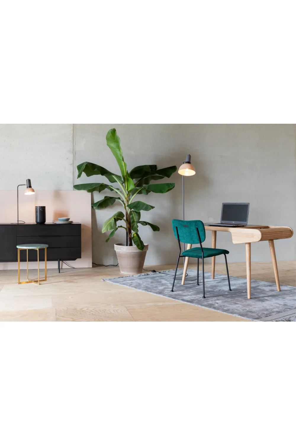 Green Upholstered Dining Chairs (2) | Zuiver Benson