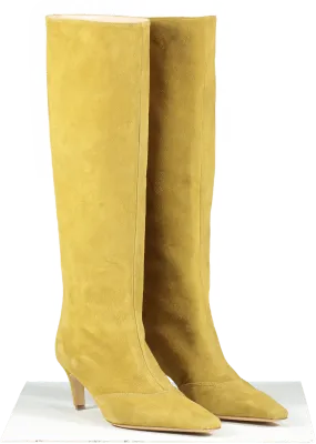 Ilio Smeraldo X Hannah Strafford-taylor - Architectural Boot In Beige / Camel UK 5.5 EU 38.5 👠