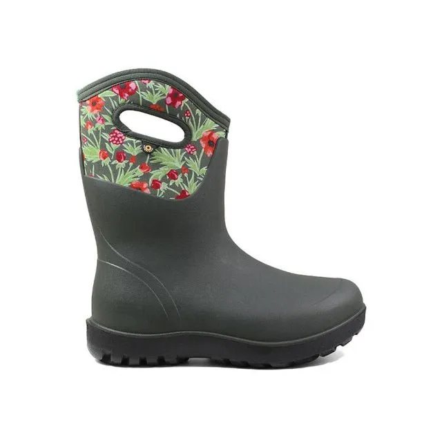 NEO CLASSIC MID VINE FLRL - WOMEN'S RAIN BOOT