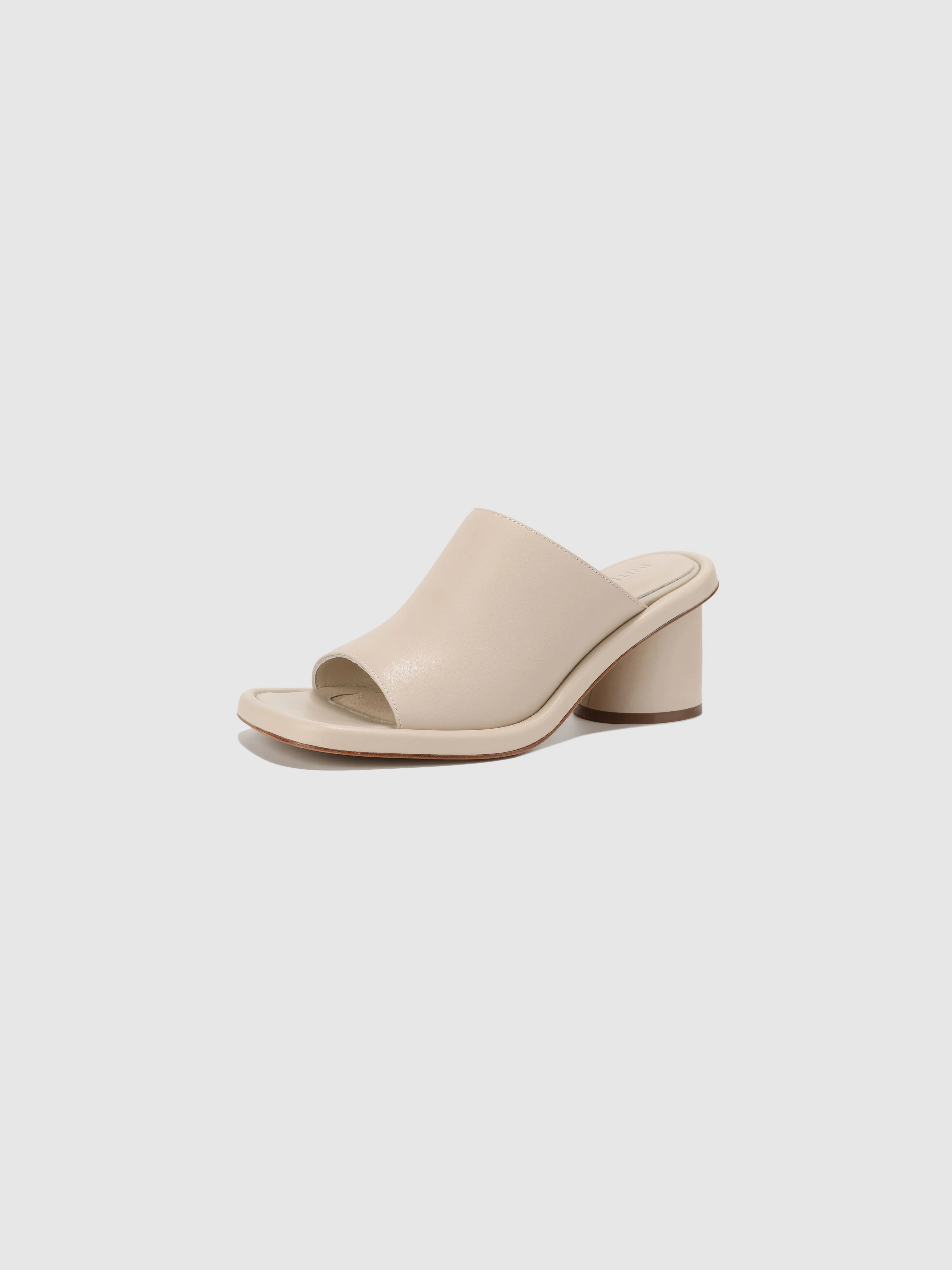 Square Toe Heeled Mules