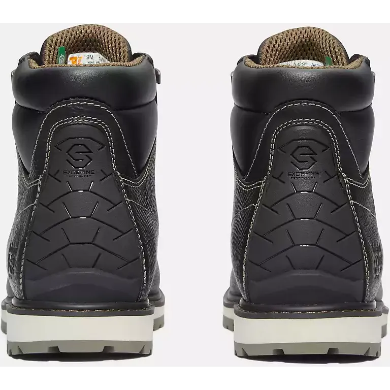 Timberland Pro Men's Irvine 6" Soft Toe WP Work Boot -Black- TB0A42SY001