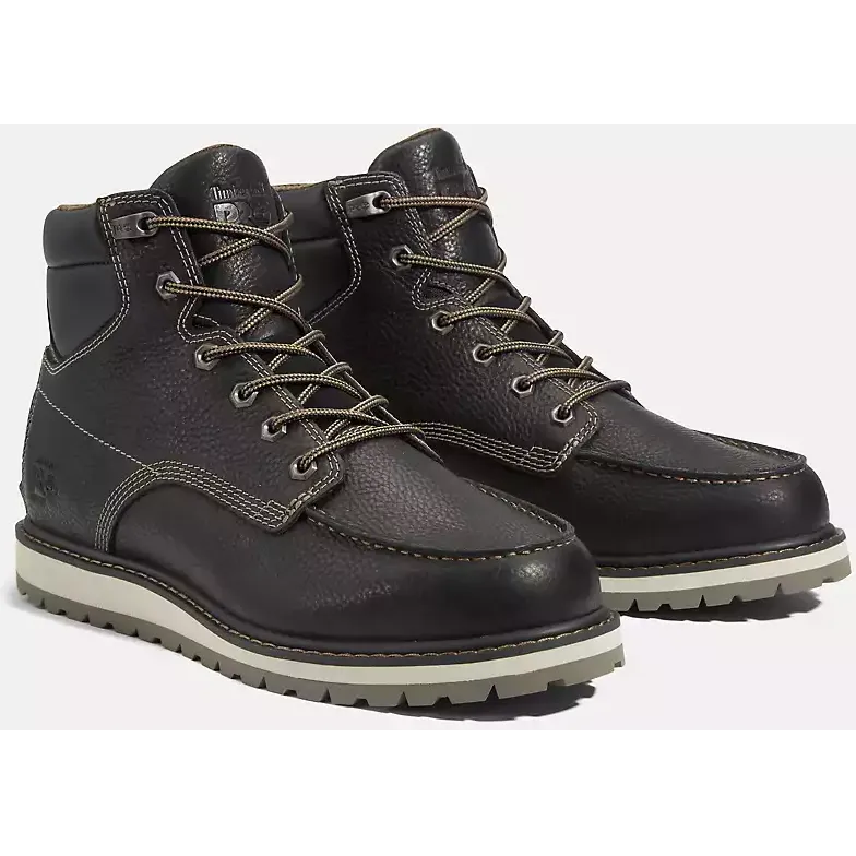 Timberland Pro Men's Irvine 6" Soft Toe WP Work Boot -Black- TB0A42SY001